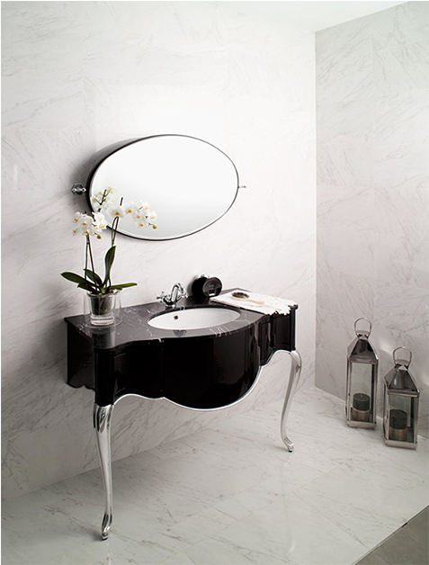 Lastest Chans Furnitures 26 Camelot With Mirror Perfect - Porcelanosa Piano Vanity (940x627), Png Download