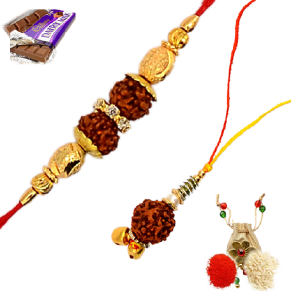 Designs Of Handmade Rakhi (600x600), Png Download
