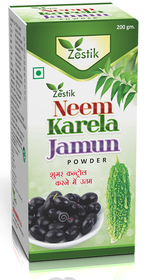 Neem Karela Jamun Powder - Neem Karela Jamun Juice (300x574), Png Download
