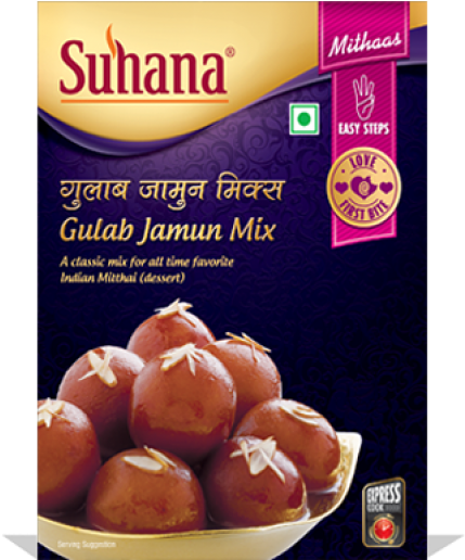 Suhana Gulab Jamun Mix - Gulab Jamun Box (500x515), Png Download