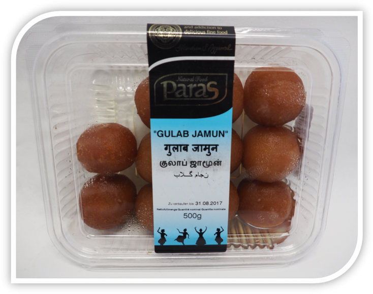 Gulab Jamun Fresh Paras 500g - Macaroon (750x750), Png Download