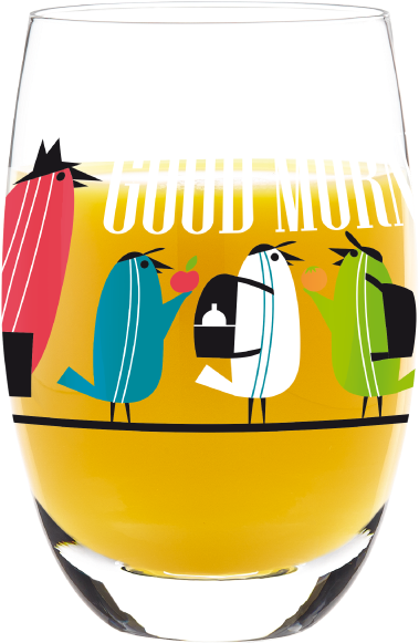 Juice Glass Designed By Julien Chung - Ritzenhoff Good Morning Saftglas, Trinkglas Blumen (600x600), Png Download