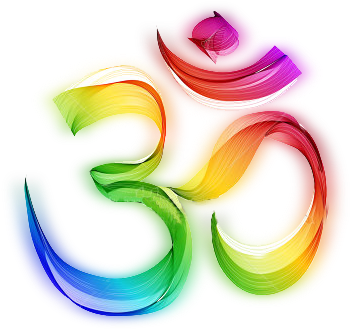 Happy Maha Shivratri - Om Colourful (393x390), Png Download