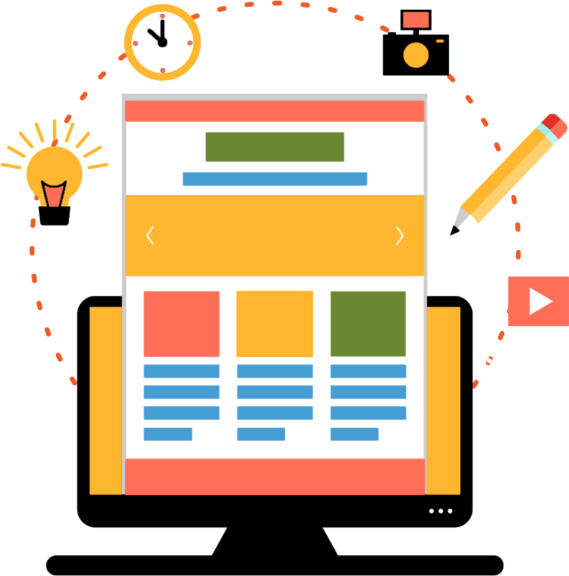 Seo Optimized Web Development - Web Development (846x864), Png Download