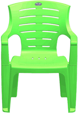 Premium High Back Chair - Palstic Green Chaire Png (400x400), Png Download