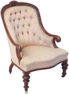 Victorian Chair Bergère - Chair (400x400), Png Download