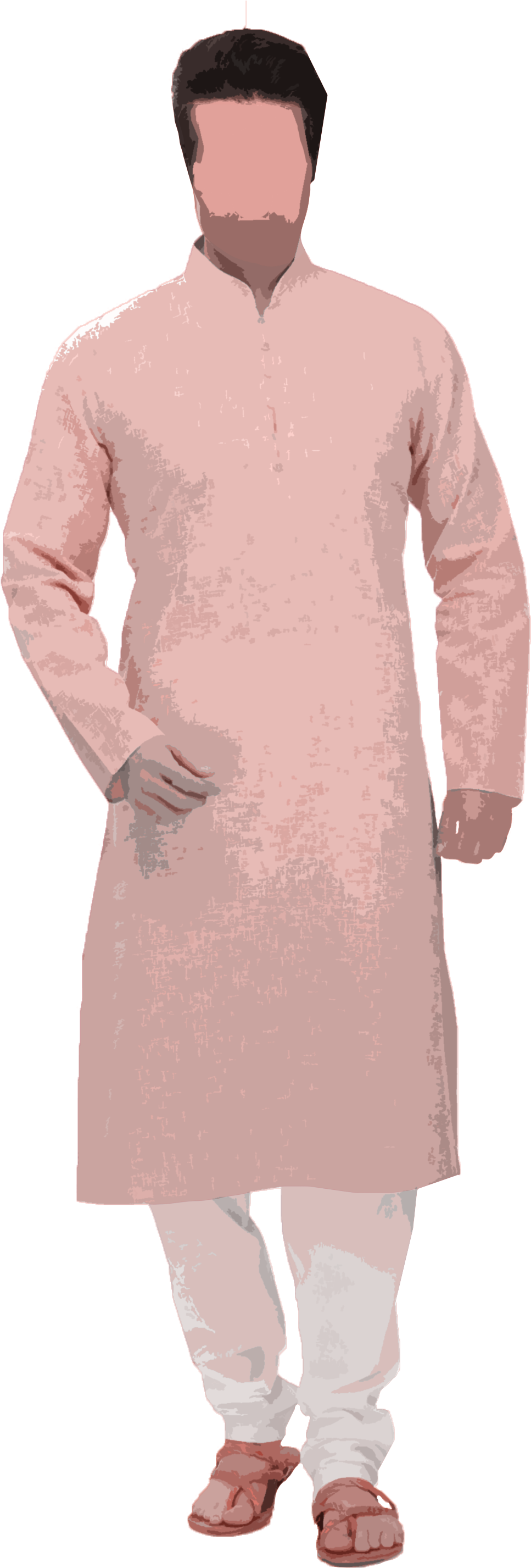 Kurta Chadra/turban - Kurta Pajama Light Colour (3000x3000), Png Download