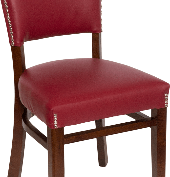 Wood Upholstered Flared Pullover Back Chair - Chair (1200x715), Png Download