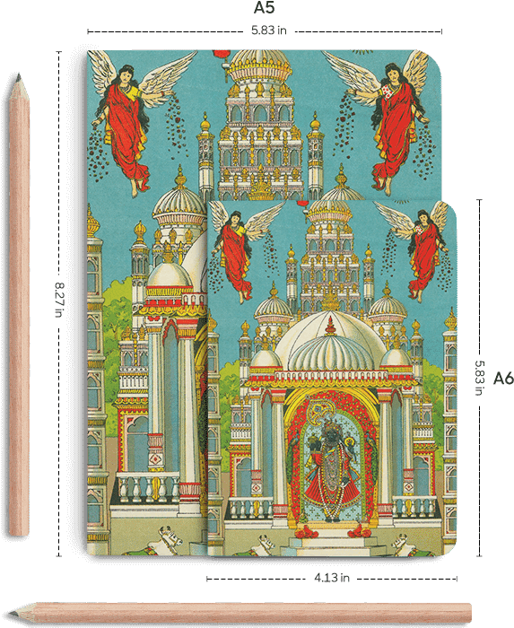 Dailyobjects Thakorji Krishna A5 Notebook Plain Buy - Creative Arts (600x700), Png Download