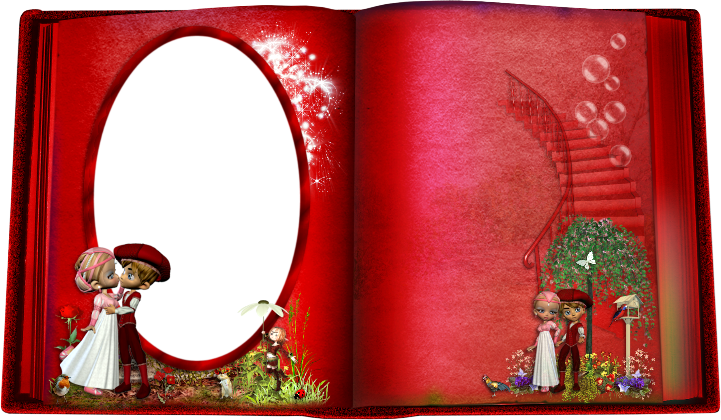 Love Frames Png - Png Love Photo Frames (2500x1458), Png Download