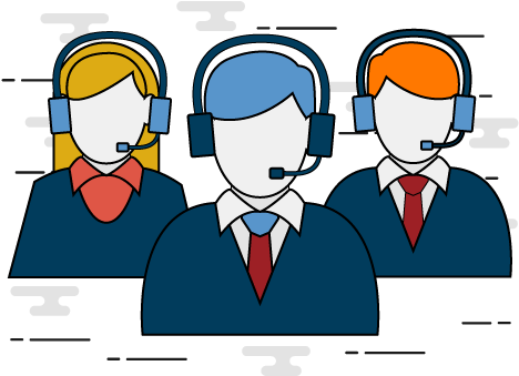 Call Center Software And Their Role In Providing Business - Call Control By An Call Center Agent (499x370), Png Download