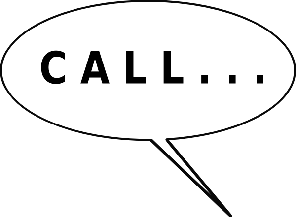 At Clker Com Vector Online Royalty Free - Call Clipart (600x441), Png Download