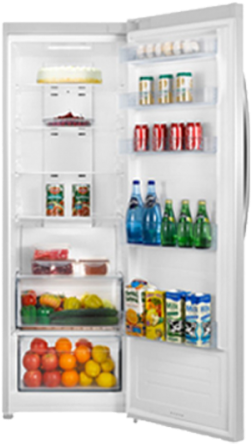 Hr6aff355d - Open Refrigerator Single Door (500x500), Png Download
