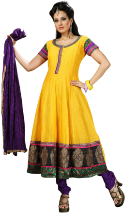 Salwar - Transparent Salwar Suit Png (325x500), Png Download