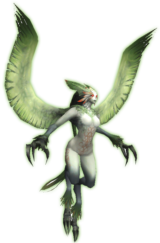 Ah, A Female Garuda Just Like My Back Tatt - Garuda Final Fantasy (515x782), Png Download