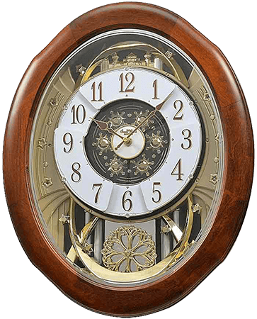 Wall Clock - Rhythm Magnificent Wall Clock (363x450), Png Download
