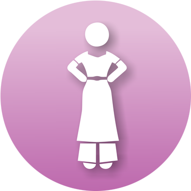 Salwar Suit Circularicon - Salwar (400x400), Png Download