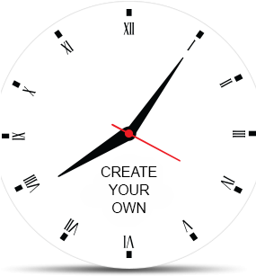 Create Your Own Wall Clock Create Your Own Wall Clock - Clock (284x426), Png Download