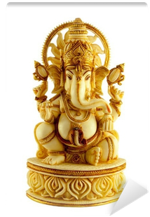 Marble Statue Elephantheaded Hindu God Ganapathi Sitting - God Ganapathi (400x400), Png Download