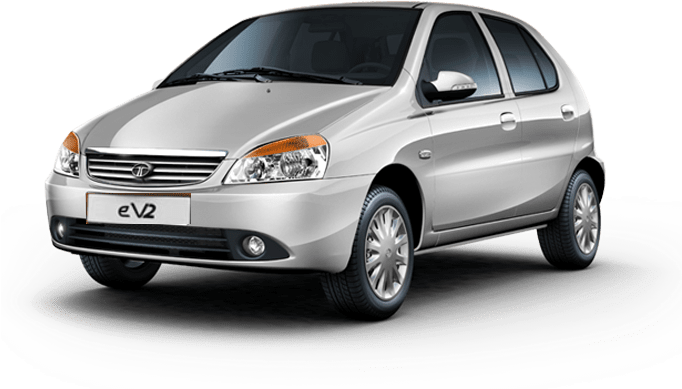 Tata Indica Ev2 Grey - Tata Indica V2 Silver Colour (681x412), Png Download