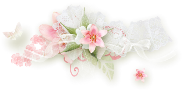 Fleurs, Éclat, Ornement, Flowers, Tubes, Bouquets, - Tube Png Ornement (600x299), Png Download