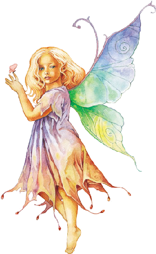 Faerie Drawing Elf - Fées Elfes Enfant (380x539), Png Download
