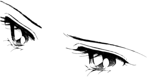 Anime Eyes Transparenttransparent Eyes Tumblr - Manga Tumblr Png (500x305), Png Download