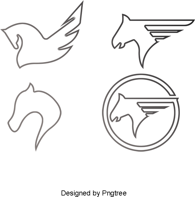 Fashion Design Vector Material Horse Logo, Horses, - Vector Graphics (800x800), Png Download