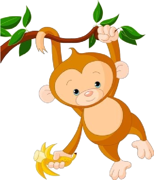 Clipart Freeuse Download Baby Clip Art Cute Funny Ba - Monkey Clip Art Cute (600x600), Png Download