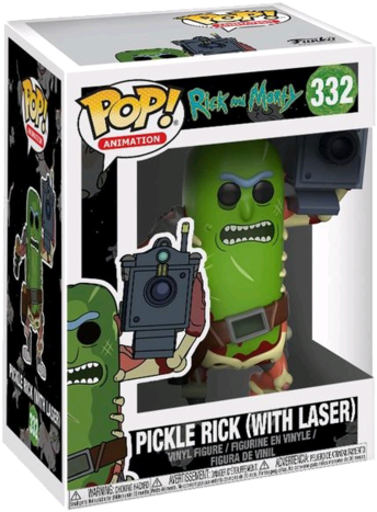 Pickle Rick With Laser - Funko Pop Pickle Rick With Laser (480x480), Png Download
