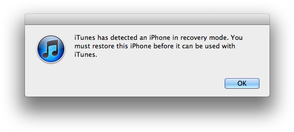 Itunes Recovery Dialog - File Cannot Be Saved (604x280), Png Download
