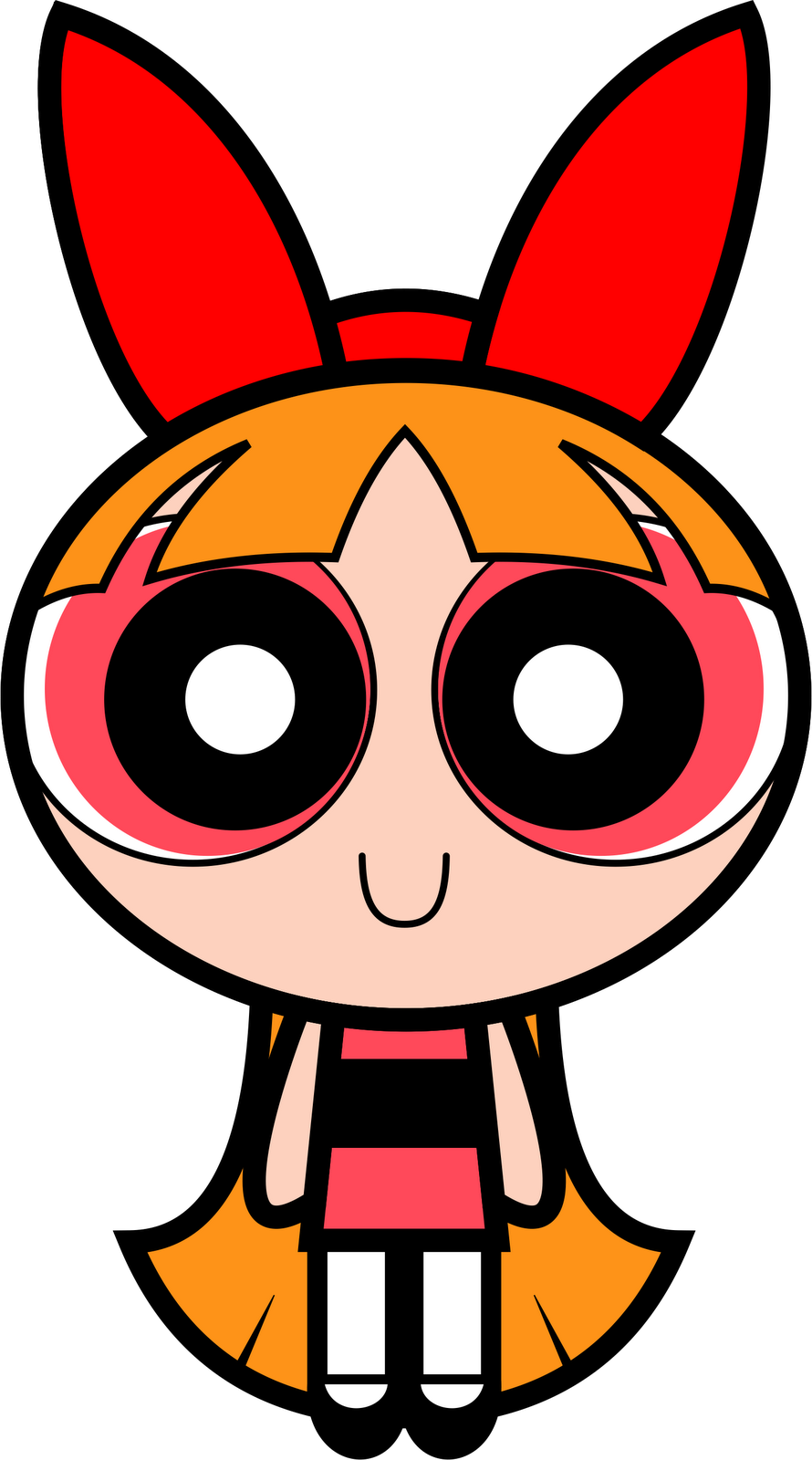 Powder Puff Girls, The Powerpuff Girls, Cartoon Characters, - Powerpuff Girls Blossom (890x1600), Png Download