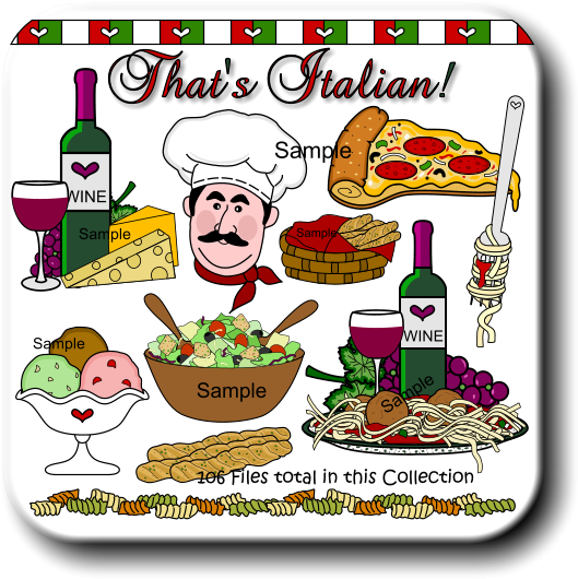 Country Clipart Saltbox House - Italian Clip Art (580x580), Png Download
