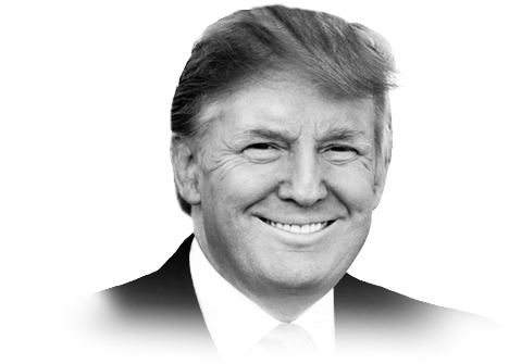 Created With Highcharts - Donald Trump (490x384), Png Download