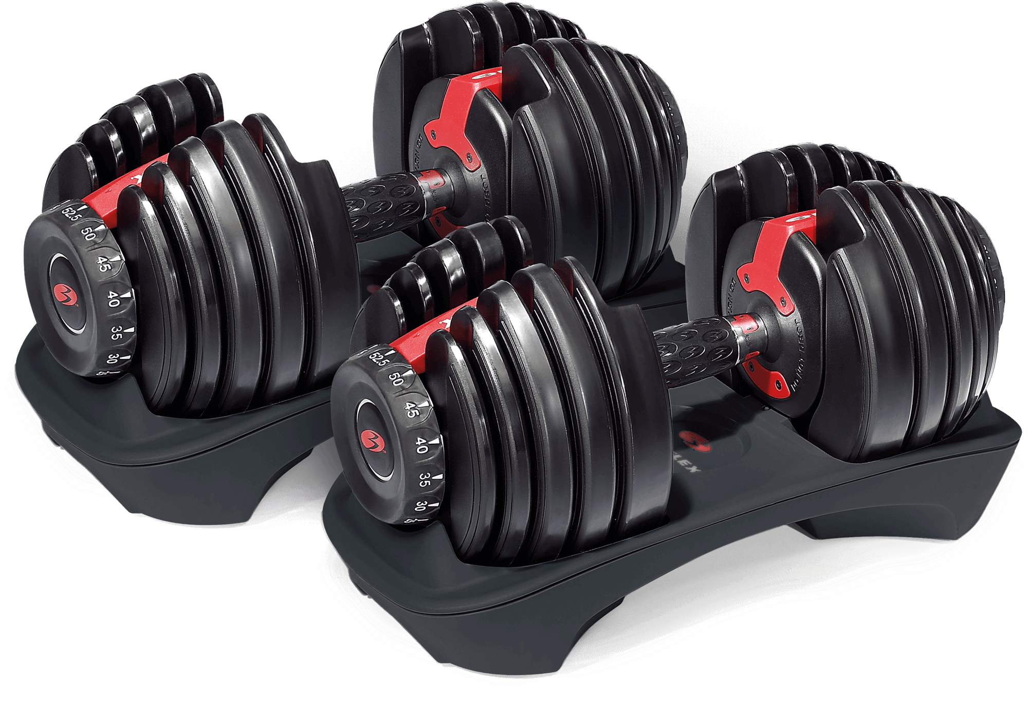 Bowflex Selecttech 552 Dumbbells - Bowflex Selecttech 552 Dumbbells, Set: Dumbbells Only (2000x2000), Png Download