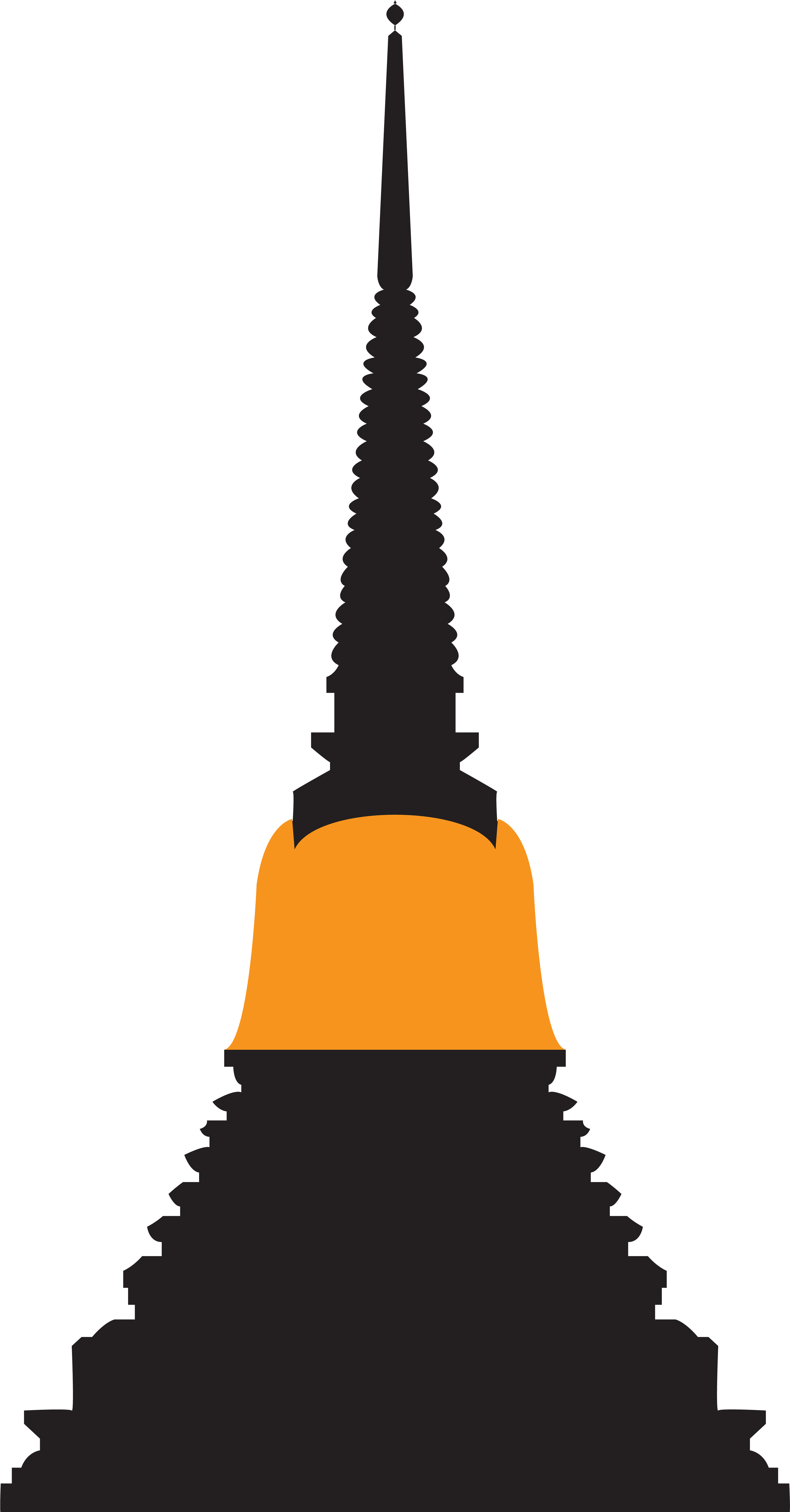 Buddha Temple Png Clip Art - Temple Png (4175x8000), Png Download