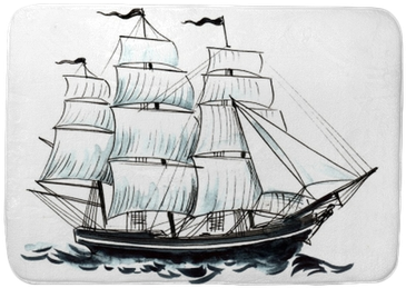 Sailing Ship (400x400), Png Download