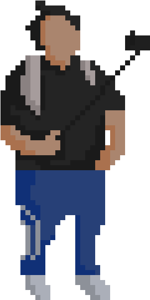 Practicing Pixel Art, I Made Greek - Greekgodx Pixel Art (640x640), Png Download