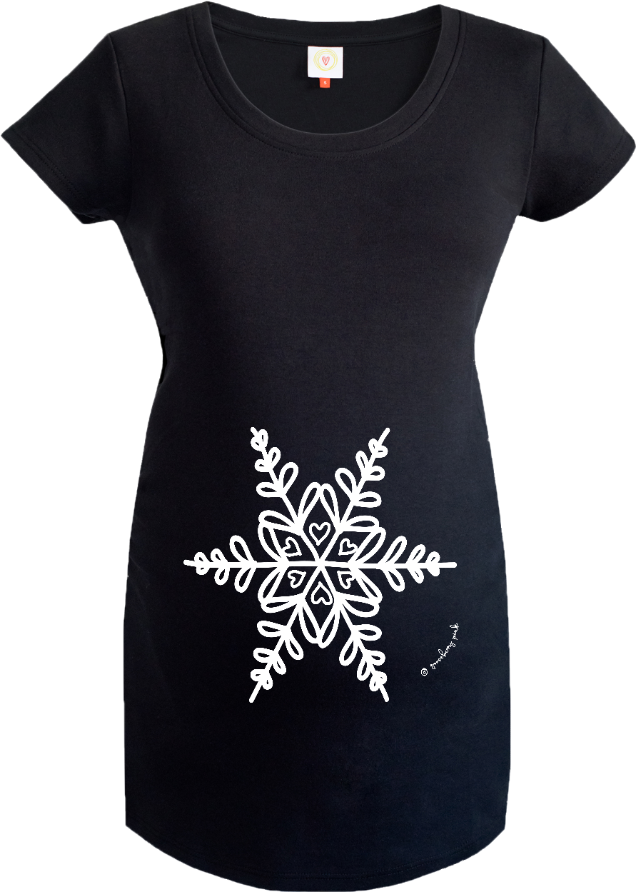 White Snowflake - Transparent Background Materinity Clothes (1500x1500), Png Download