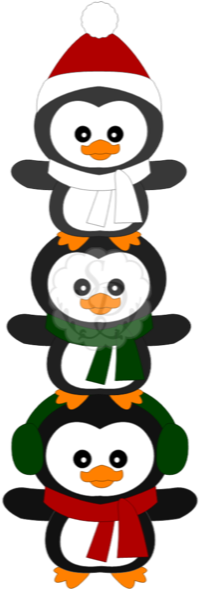 Holiday Penguin Png - Penguin (600x600), Png Download