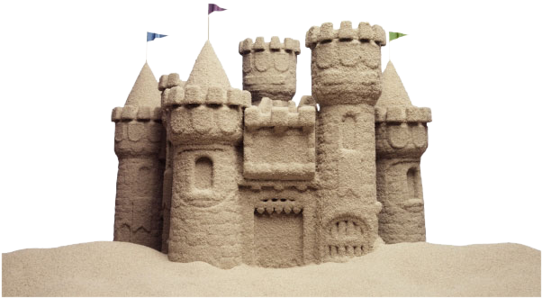 Download Sand Castle Clipart Sand Sculpture - Real Sand Castle Png