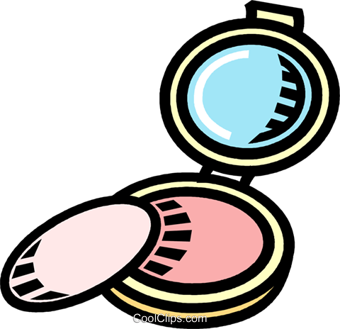 Makeup, Blush Royalty Free Vector Clip Art Illustration - Makeup Cartoon Transparent (480x464), Png Download