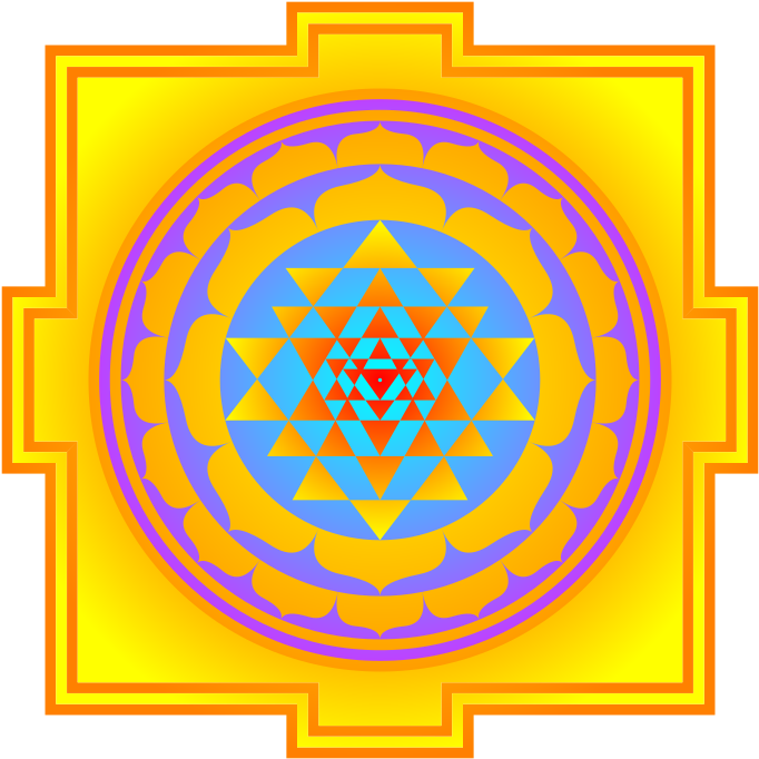 Shaktism - Sri Yantras Full Screen (719x719), Png Download