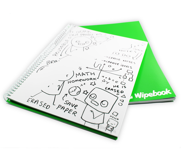 Wipebook Notebook - Wipebook Dry Erase Notebook (graph) (700x628), Png Download