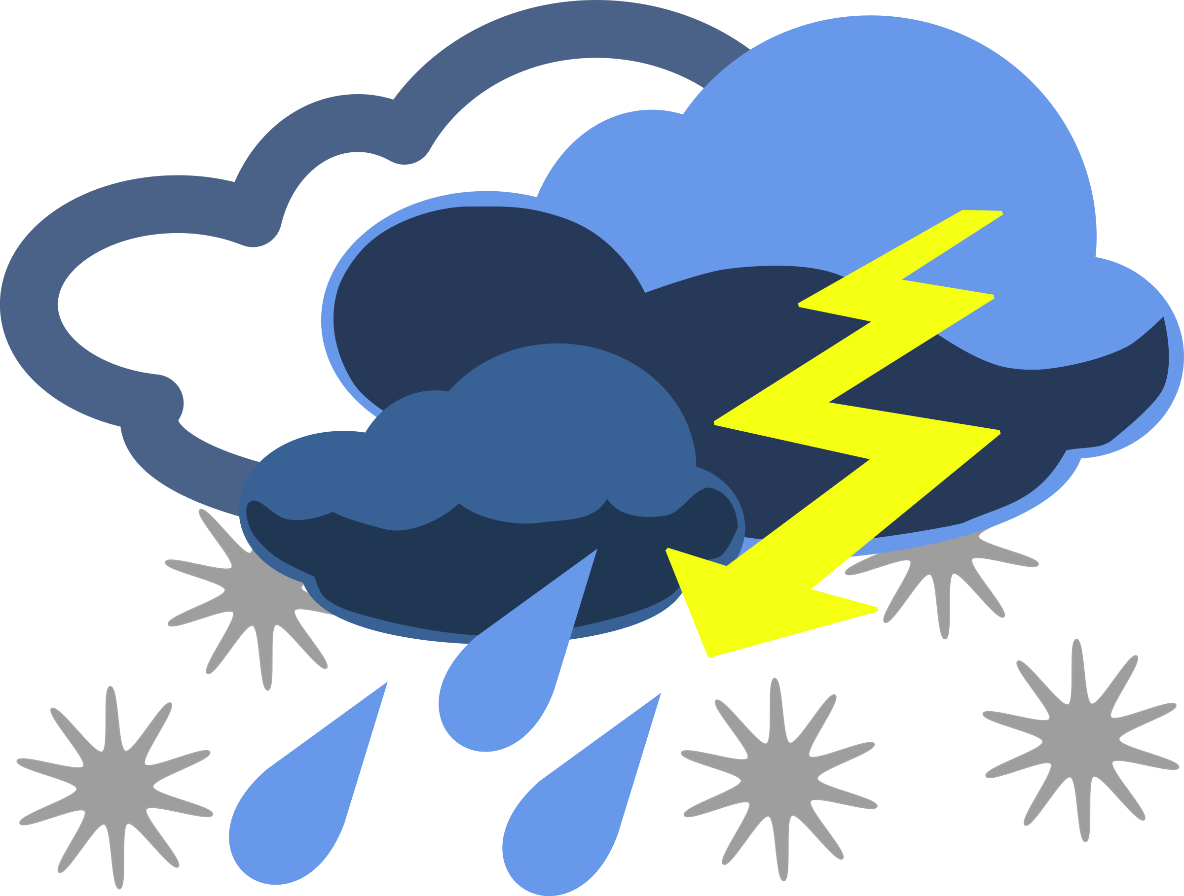 Hurricane Clipart Hurricane Preparedness - Stormy Weather Clip Art (800x608), Png Download