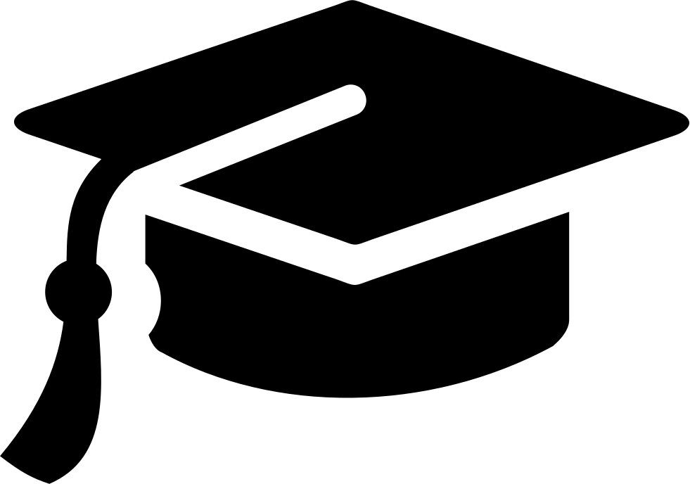 Graduate Student Comments - Graduation Cap Icon Red (981x688), Png Download