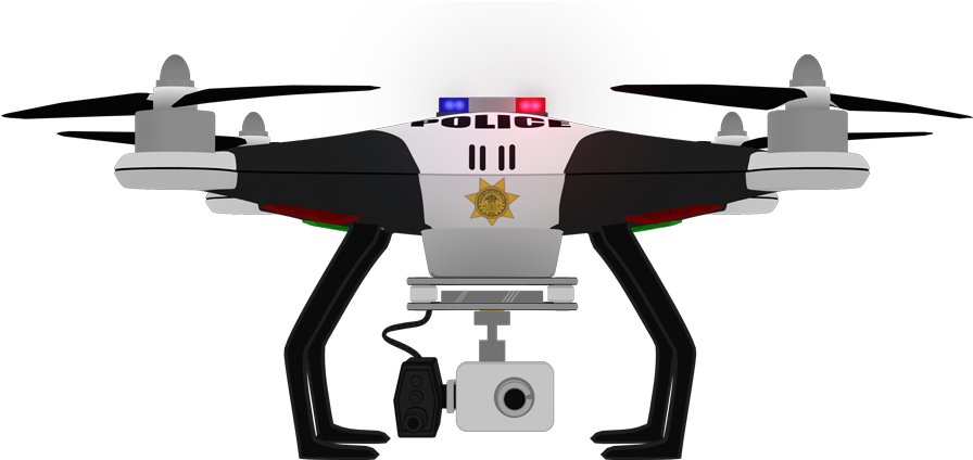 Police Drone Png (960x540), Png Download