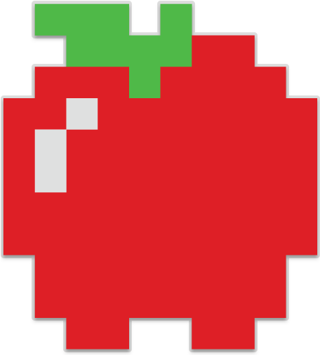 Vector Black And White Download Ghost At Getdrawings - Pacman Apple (650x650), Png Download