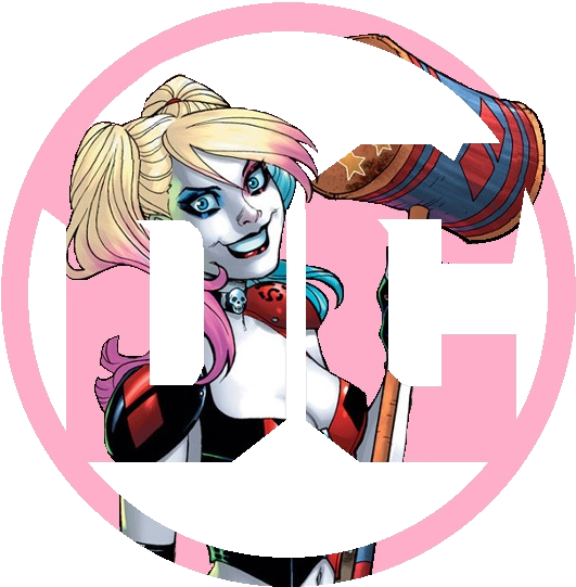 Harley Quinn Logo Png Image - Harley Quinn Dc Logo (544x544), Png Download