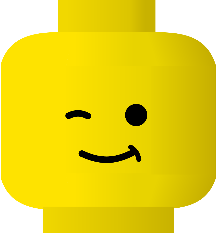 Lego Smiley Wink Clipart Png (834x900), Png Download